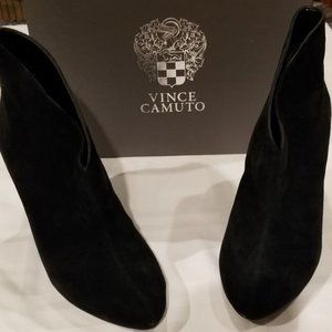 Vince Camuto Black Suede Booties